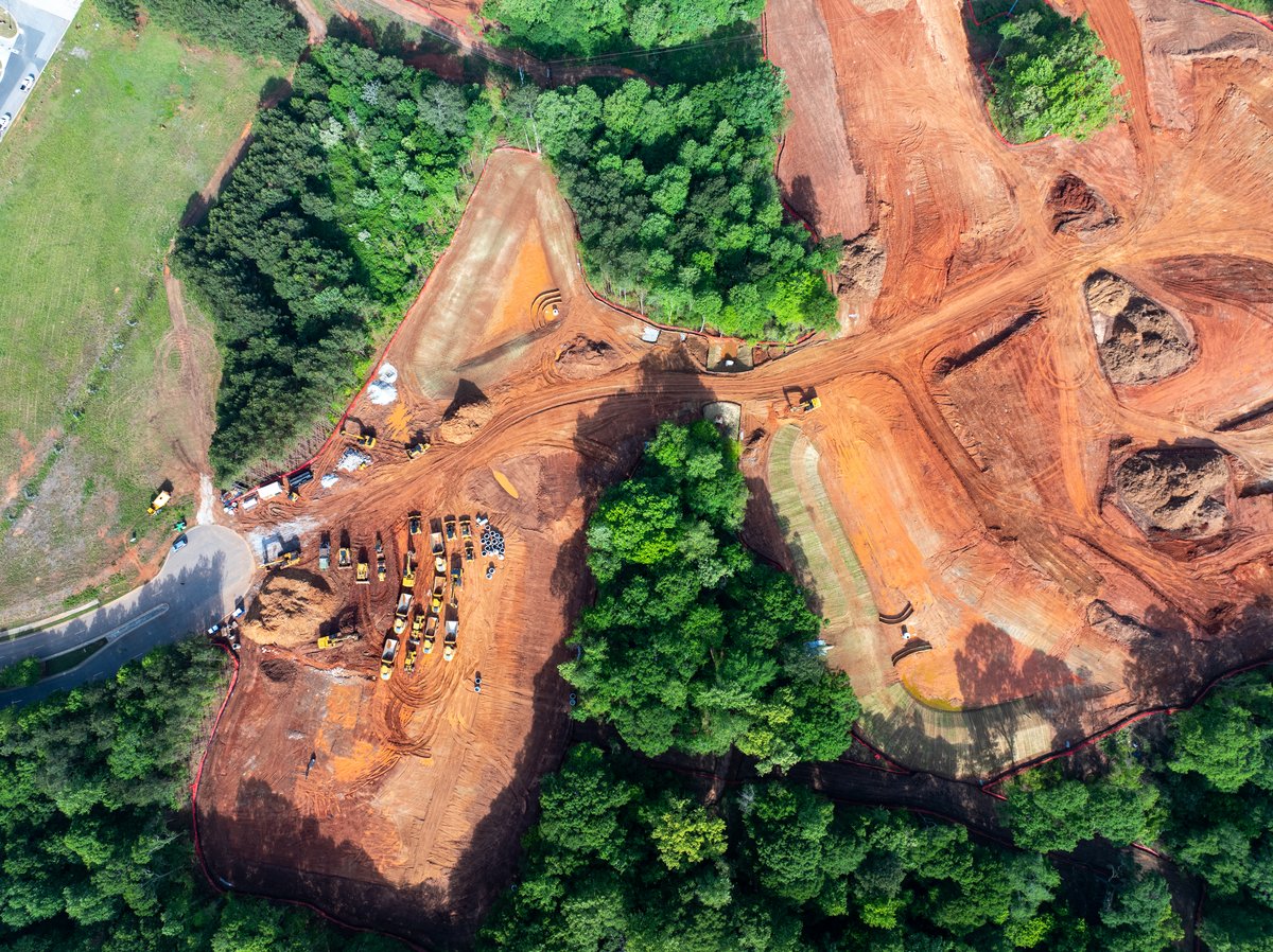 Erosion and sediment control installation on active land development site — Hagen Engineering
