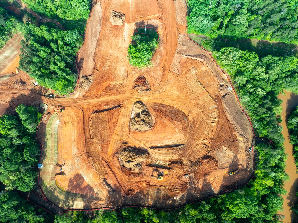 Silt fence and sediment control measures along construction site perimeter — Hagen Engineering