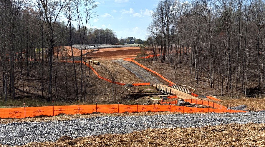 Aerial view of Southeast development site in regional context