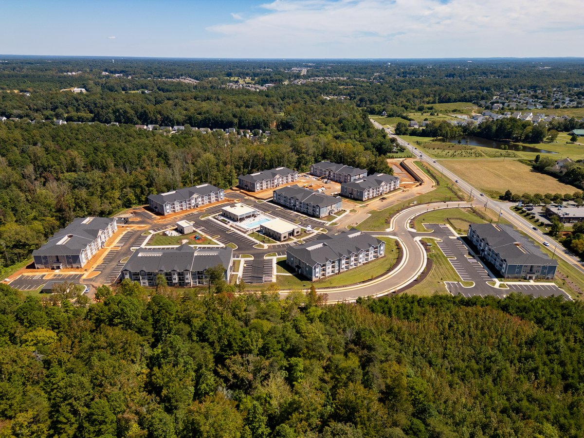 Aerial view of Meadows residential community — Hagen Engineering land development